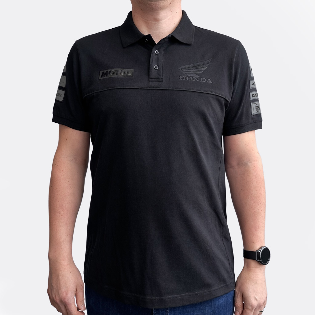 Honda BSB Polo Shirt Black Men